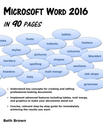 Microsoft Word 2016 In 90 Pages