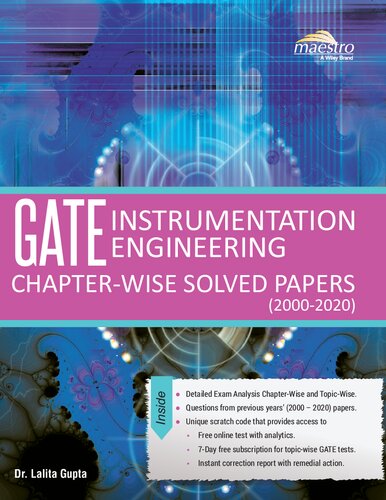 Wiley's GATE Instrumentation Engineering Chapter - wise Solved Papers (2000 - 2020)