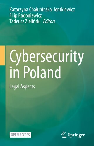 This open access book explores the legal aspects of cybersecurity in Poland. The authors are not limited to the framework created by the NCSA (National Cybersecurity System Act – this act was the first attempt to create a legal regulation of cybersecurity and, in addition, has implemented the provisions of the NIS Directive) but may discuss a number of other issues. The book presents international and EU regulations in the field of cybersecurity and issues pertinent to combating cybercrime and cyberterrorism. Moreover, regulations concerning cybercrime in a few select European countries are presented in addition to the problem of collision of state actions in ensuring cybersecurity and human rights.