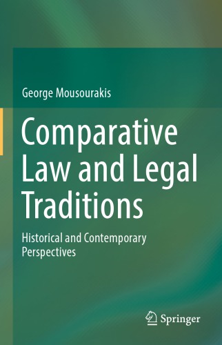 Comparative Law And Legal Traditions: Historical And Contemporary Perspectives