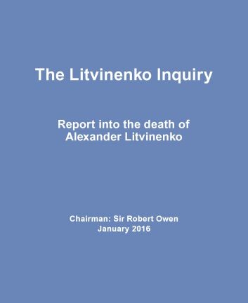The Litvinenko Inquiry: Report into the death of Alexander Litvinenko
