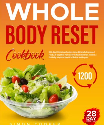Whole Body Reset Diet: 1200-Day Of Delicious Recipes Using Minimally Processed Foods